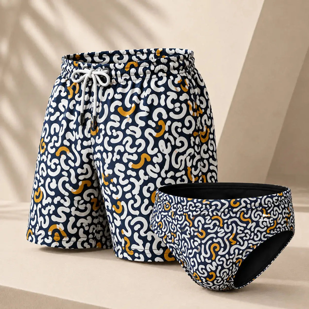 Brief + Short Laberinto – EQUAL Swimwear, set de traje de baño para hombre