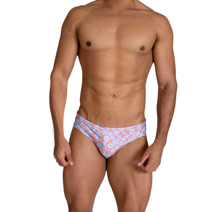 Equal Swimwear Brief Print Flowers