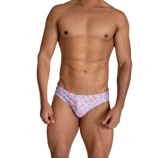 Equal Swimwear Brief Print Flowers