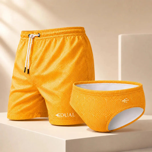 BRIEF+ SHORT FRESH AMARILLO EQUAL SWIMWEAR