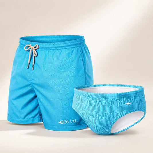 BRIEF +SHORT FRESH AZUL EQUAL SWIMWEAR