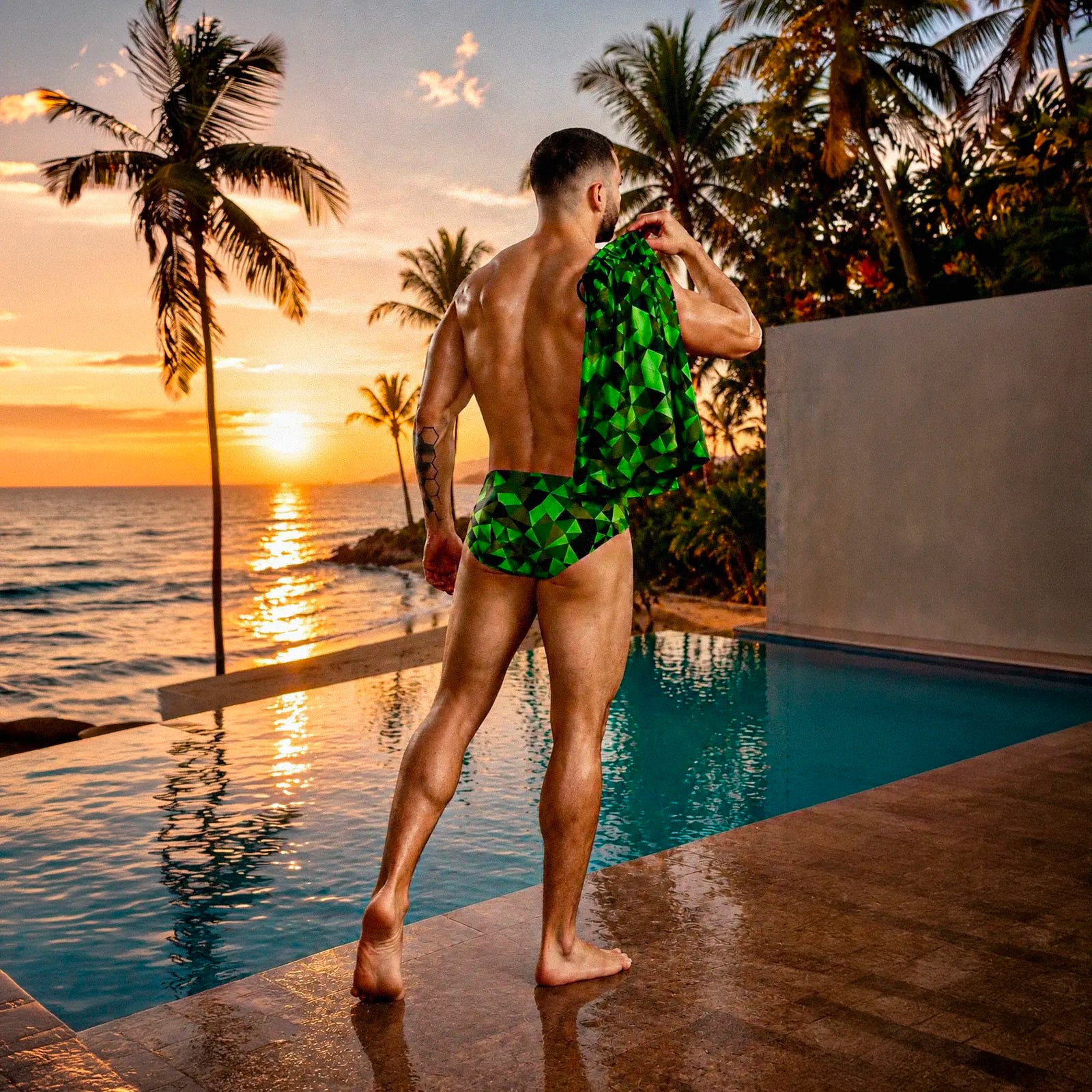 Conjunto Short + Brief Prisma EQUAL SWIMWEAR
