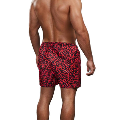 Equal Swimwear Short Grecas Red