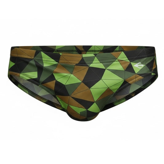 Equal Swimwear Brief Prisma Verde Fuerte
