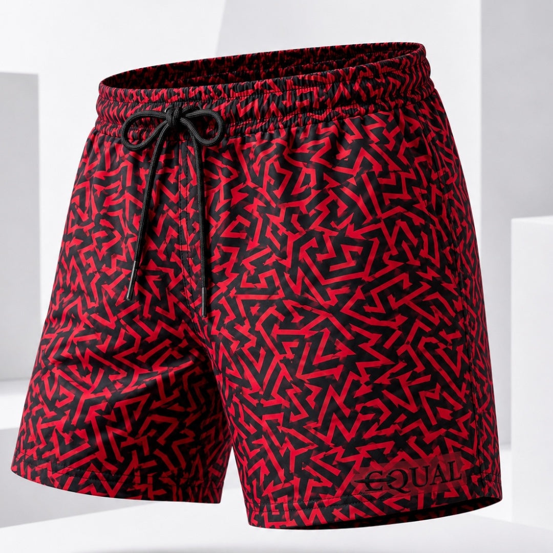 BRIEF+ SHORT GRECAS ROJO