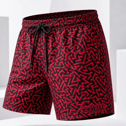 BRIEF+ SHORT GRECAS ROJO EQUAL SWIMWEAR