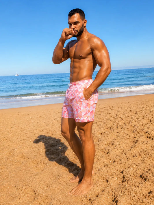 Equal Swimwear Short Prisma Rosa
