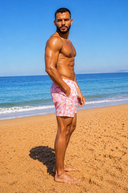 Equal Swimwear Short Prisma Rosa Equal Swimwear