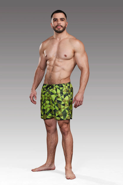 Short Prisma Verde Equal Swimwear - lifestyle playa