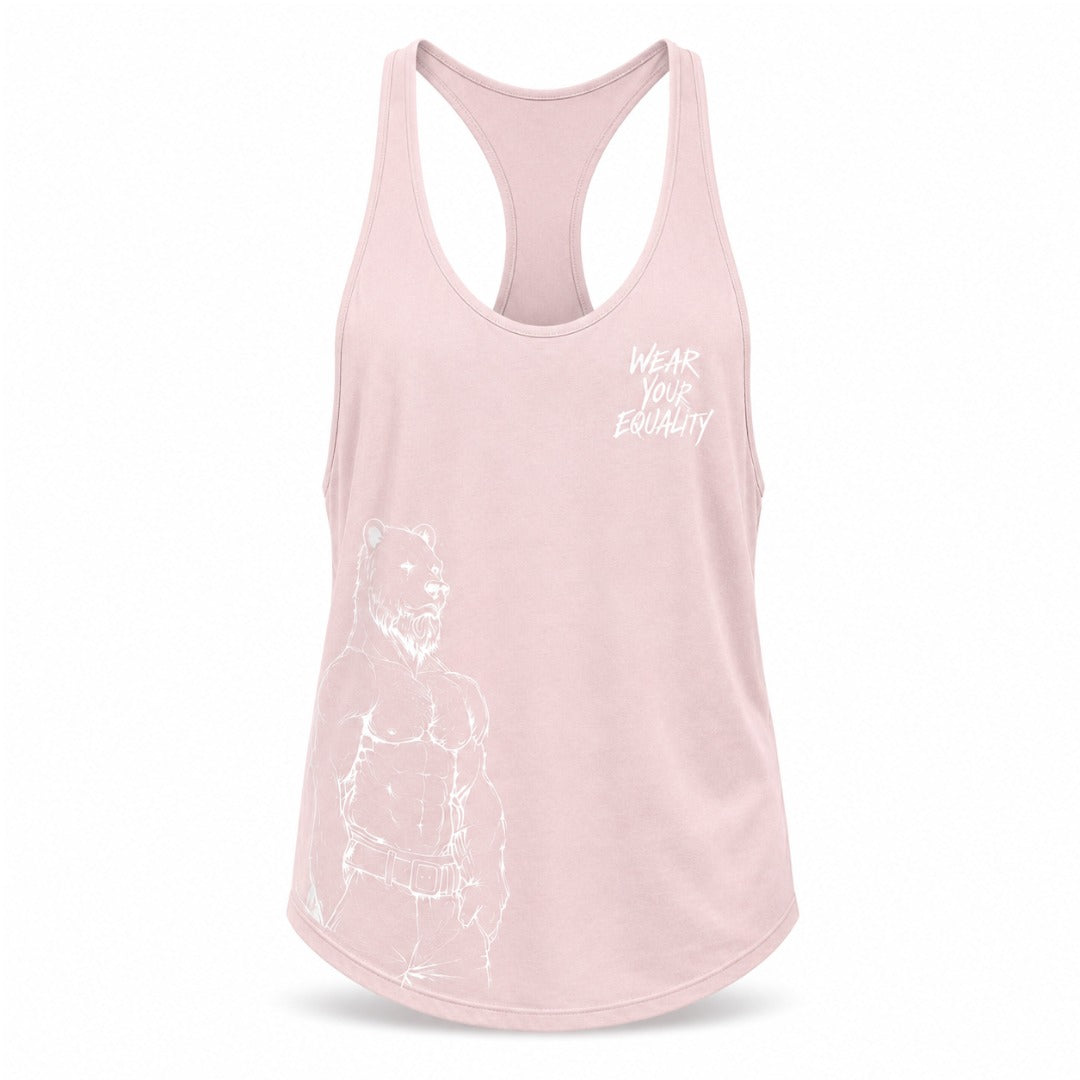 Tank Top Rosa Palo Bear Edición Limitada — Pride EQUAL SWIMWEAR
