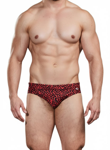 Equal Swimwear Brief Print Grecas