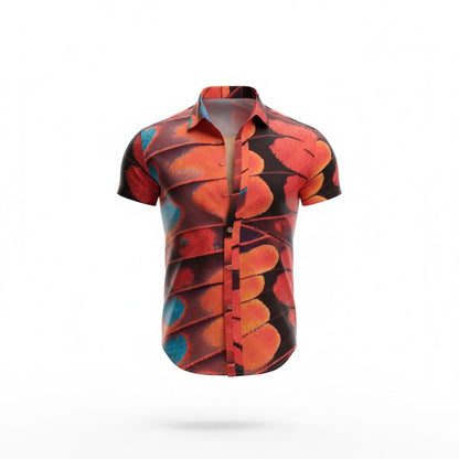 Equal Swimwear Camisa Essence Naranja Mariposa