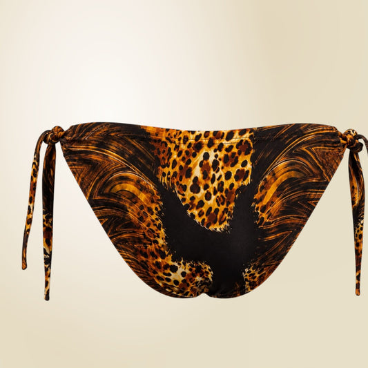 Bikini Essence Jaguar Ocre para hombre, vista trasera | Equal Swimwear