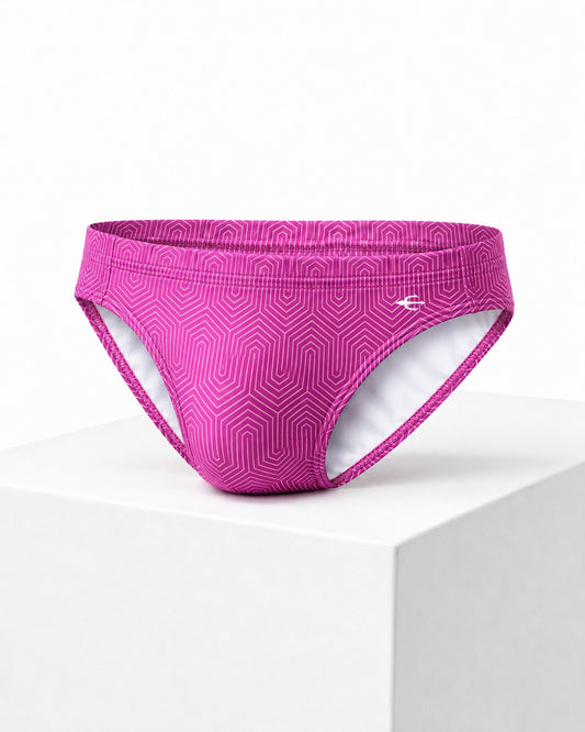 Bikini Fresh Rosa, vista frontal de producto sobre fondo blanco | Equal Swimwear