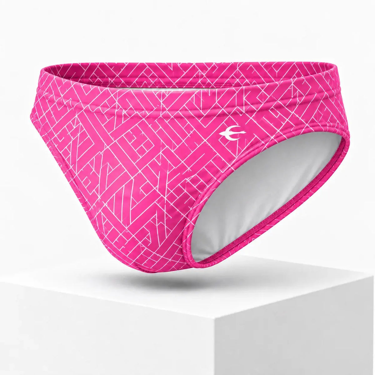 Bikini Geométrico Rosa hombre, bikini premium de diseño gráfico moderno – EQUAL Swimwear
