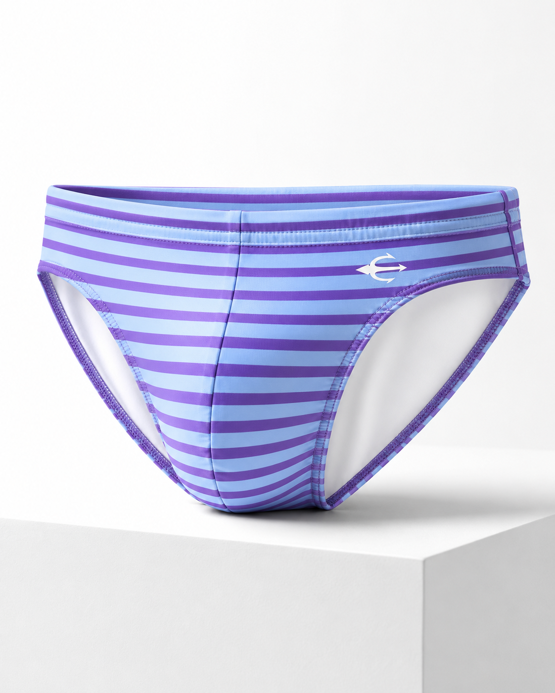 Bikini Lines Lila para hombre, vista frontal de producto | Equal Swimwear
