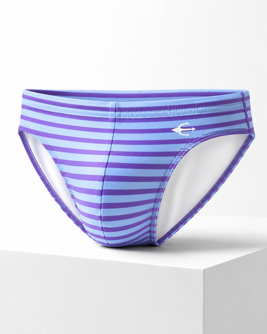 Bikini Lines Lila para hombre, vista frontal de producto | Equal Swimwear