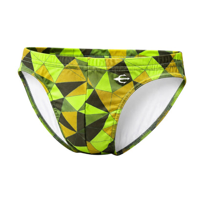 Bikini Prisma Verde para hombre, vista frontal de producto | Equal Swimwear