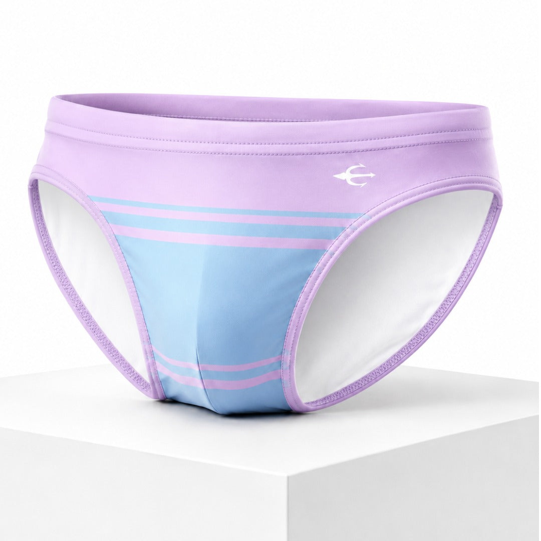 Bikini Shore Lila para hombre, vista frontal de producto | Equal Swimwear