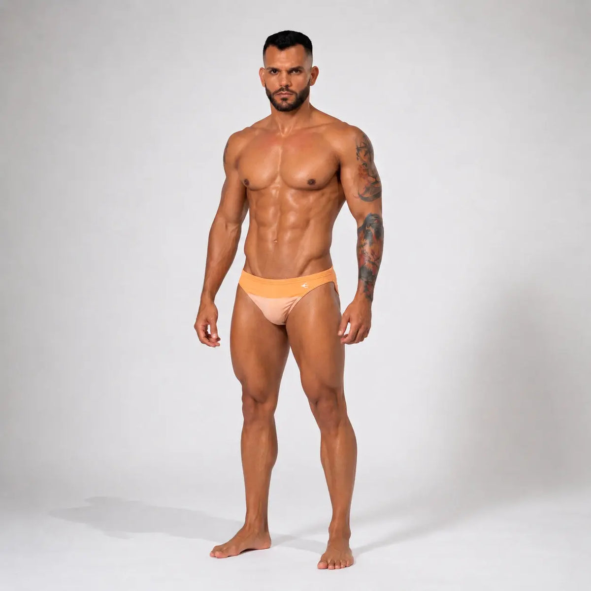 Bikini Tricolor Amarillo hombre, bikini moderno ideal para vacaciones – EQUAL Swimwear