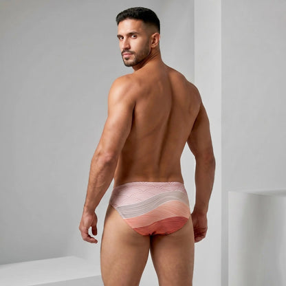 Bikini Wave vista frontal – Equal Swimwear, traje de baño para hombre de secado rápido