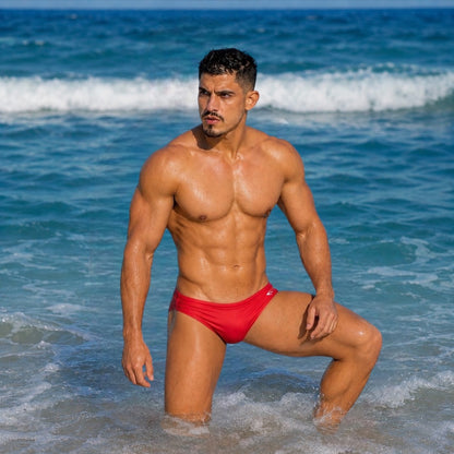 Equal Swimwear Brief Colors Rojo