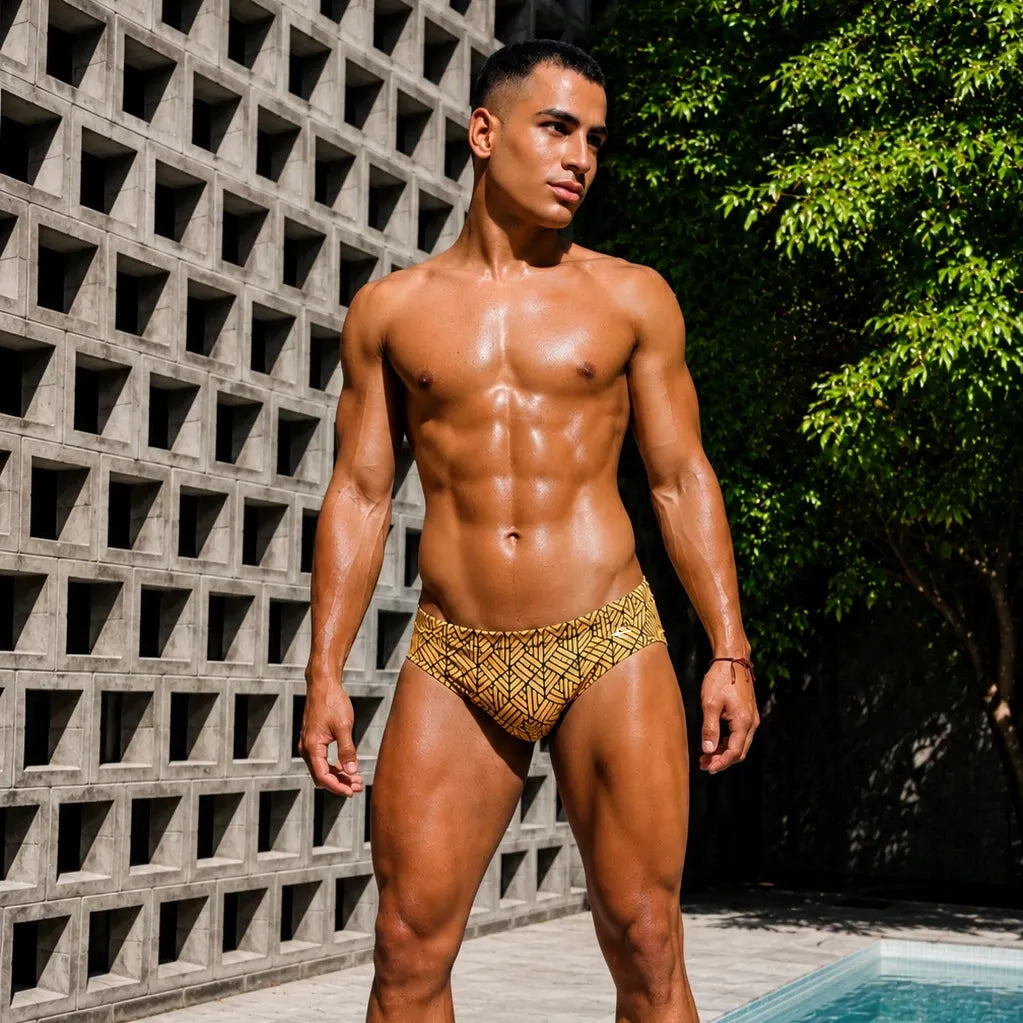 Equal Swimwear Brief Geométrico