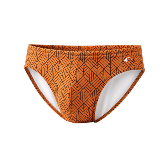 Brief Geométrico Naranja Equal Swimwear Equal Swimwear
