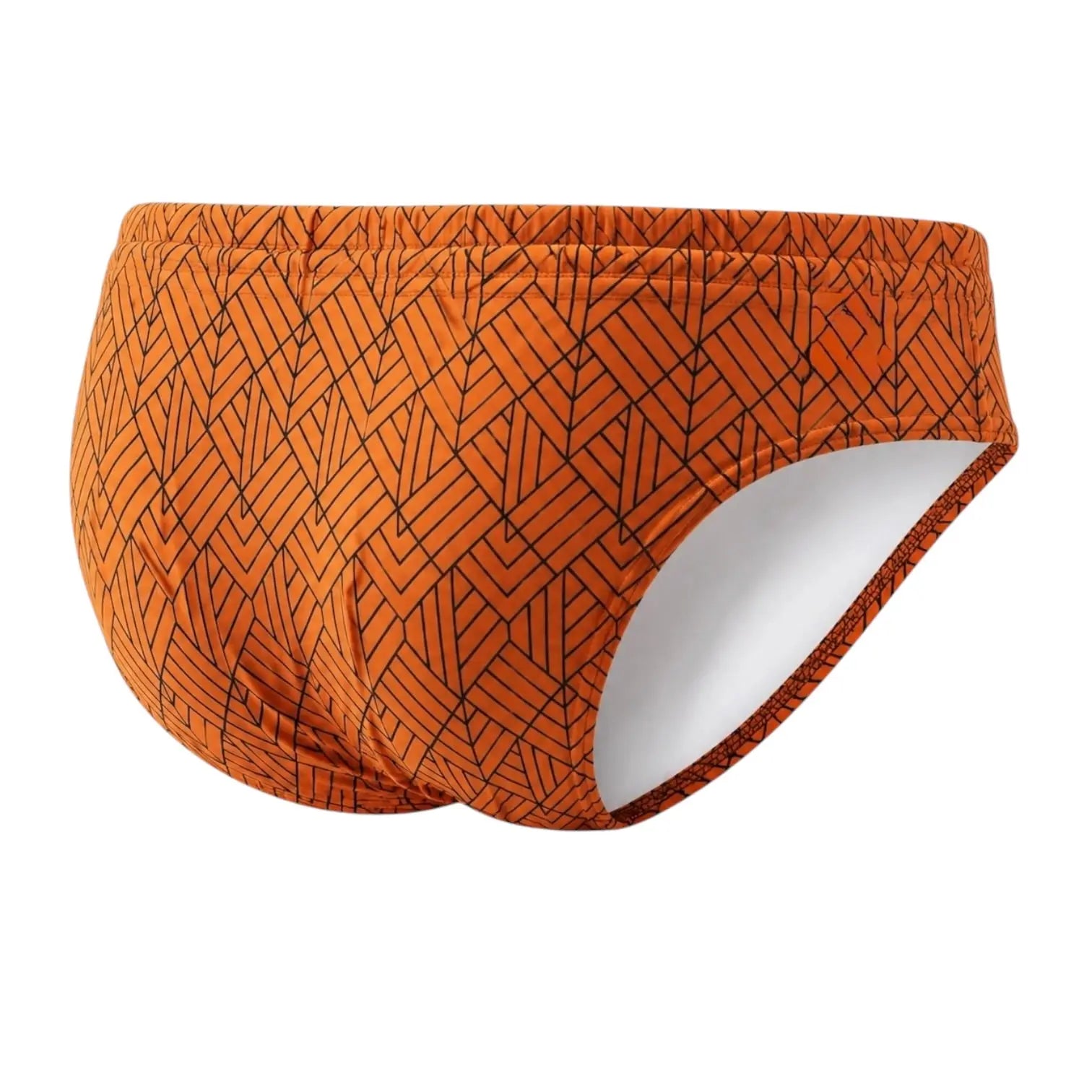 Brief Geométrico Naranja Equal Swimwear Equal Swimwear