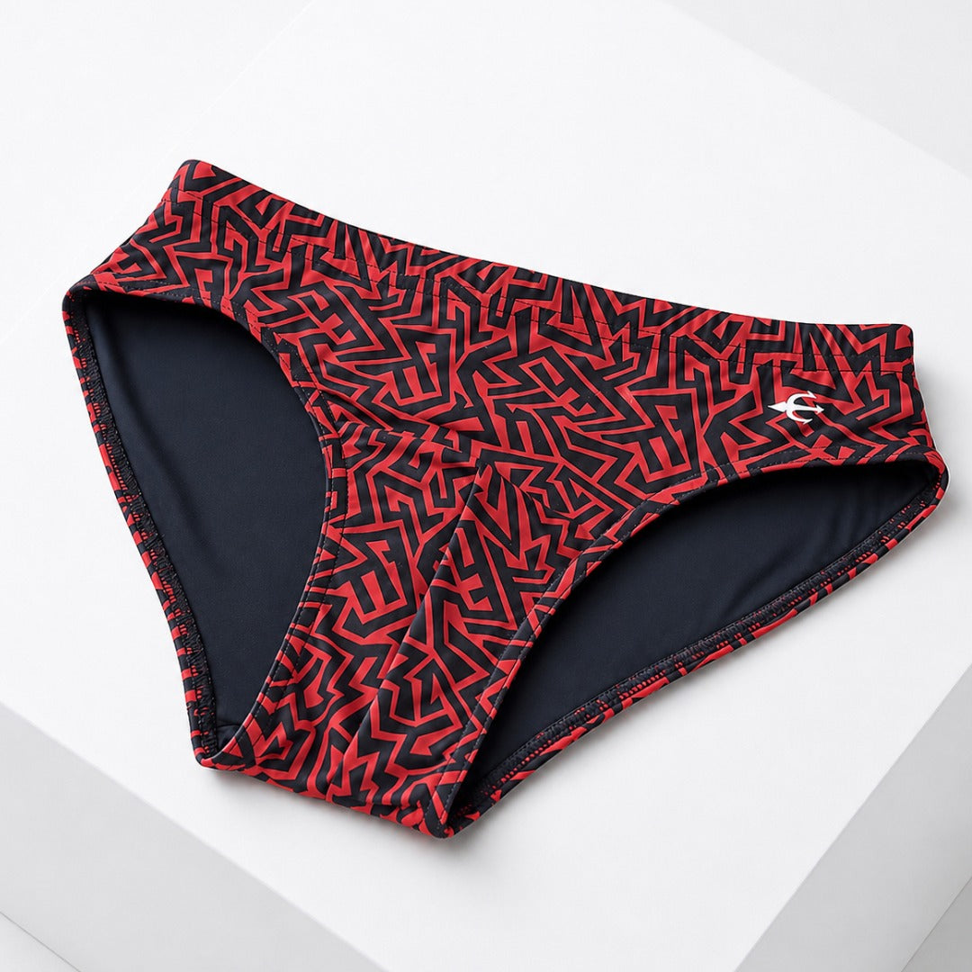 Brief Grecas Rojo Equal Swimwear (Copia) Equal Swimwear