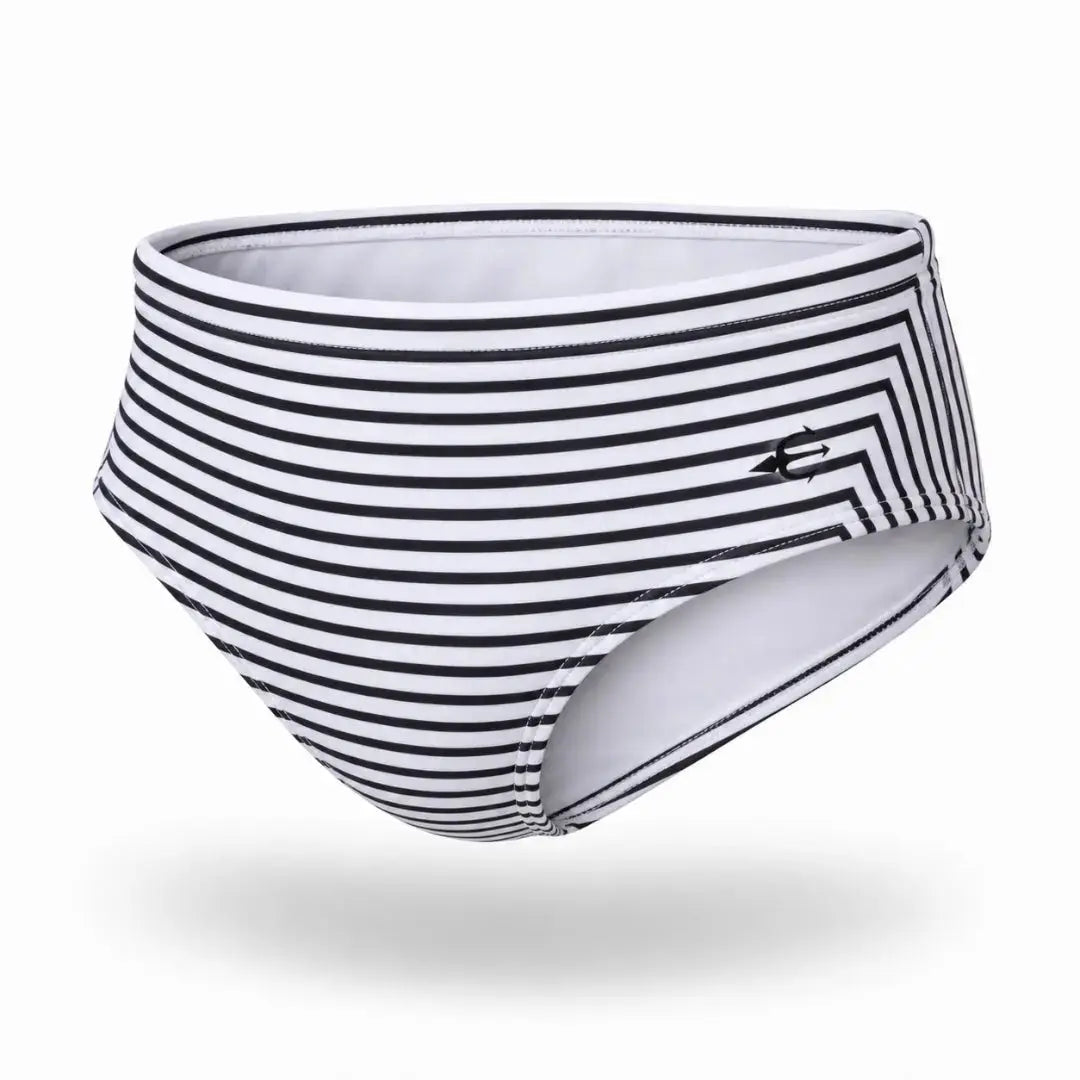 Brief Lines Blanco hombre, detalle de producto – EQUAL Swimwear