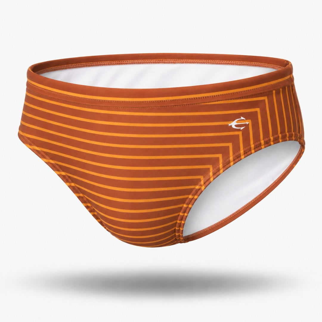 Brief Lines Orange Equal Swimwear