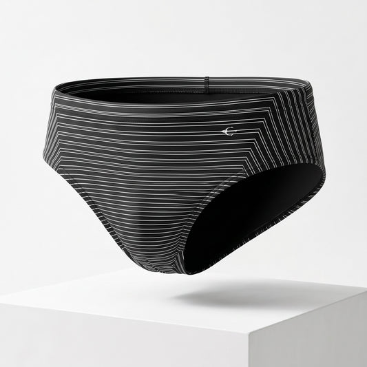 Brief Lines Negro Equal Swimwear Equal Swimwear