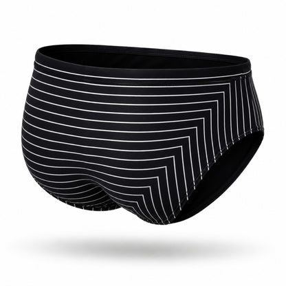Brief Lines Black Equal Swimwear
