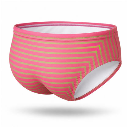 Brief Lines Pink Equal Swimwear