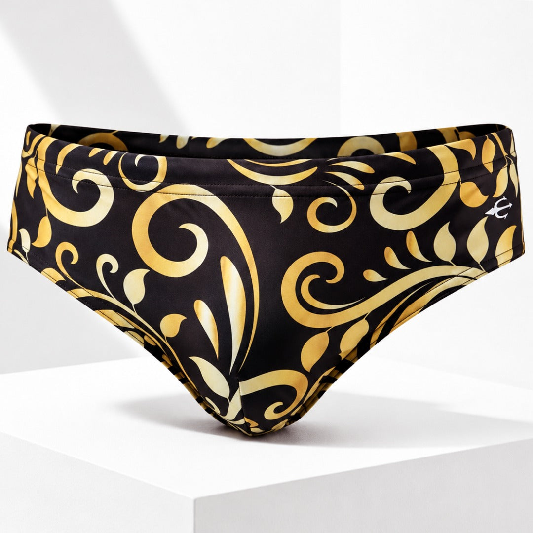 Brief Grecas Negro Equal Swimwear Equal Swimwear