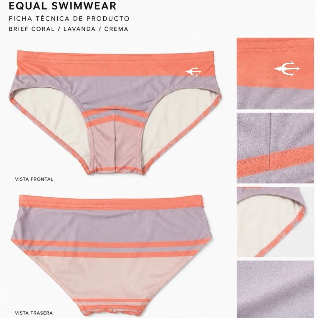 Brief Shore Rosa Equal Swimwear Equal Swimwear