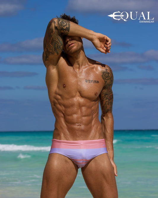 Equal Swimwear Brief Shore Rosa/Lila