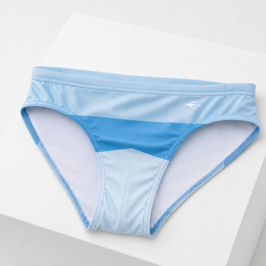 Brief Tricolor Azul Equal Swimwear Equal Swimwear