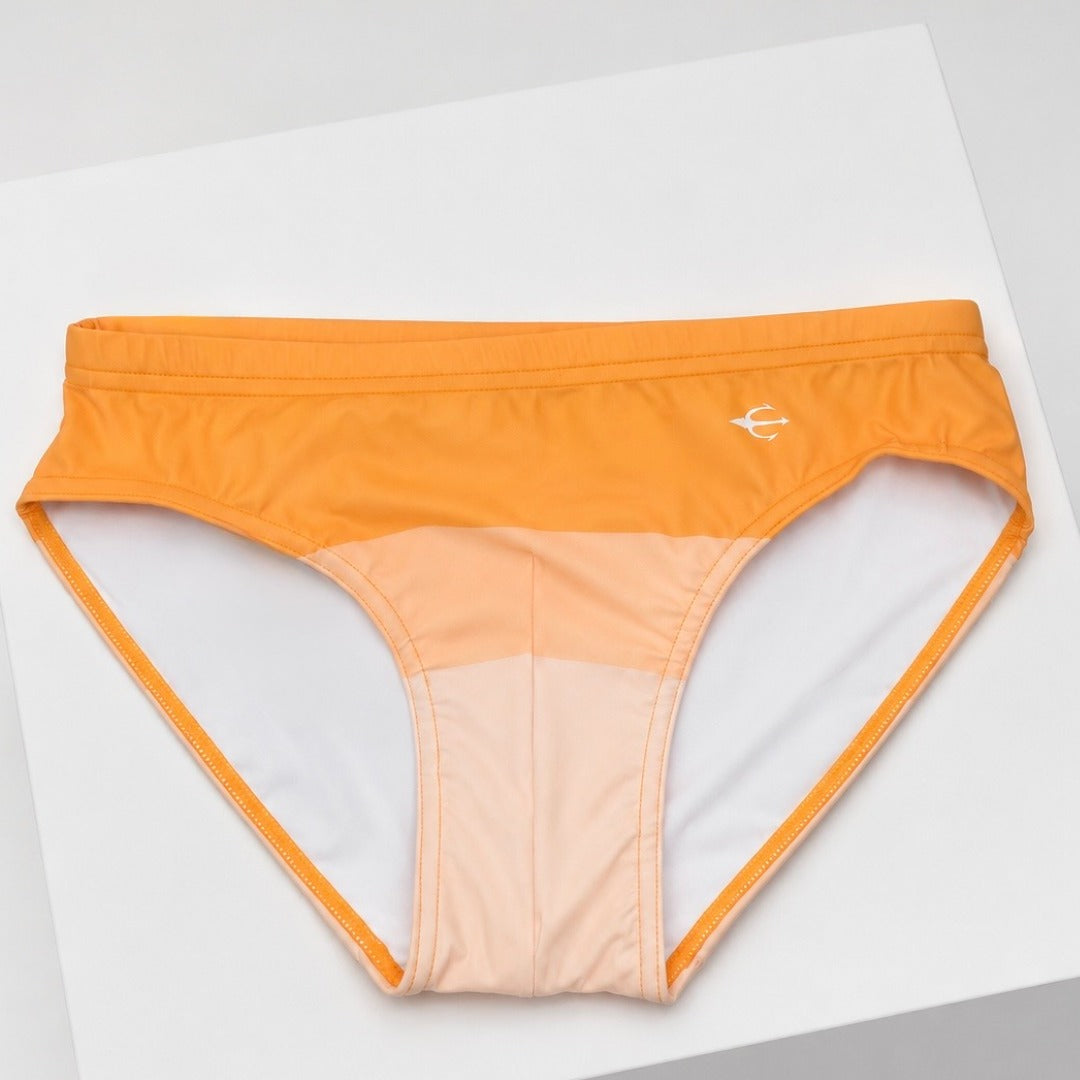 Brief Tricolor Naranja – Equal Swimwear – Diseño Signature Equal Swimwear