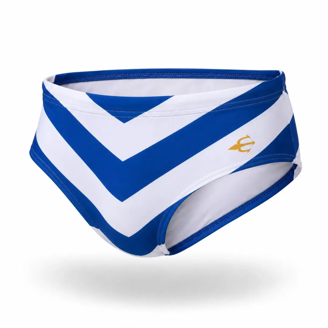 Brief Zig Zag vista frontal – Equal Swimwear, traje de baño para hombre de secado rápido