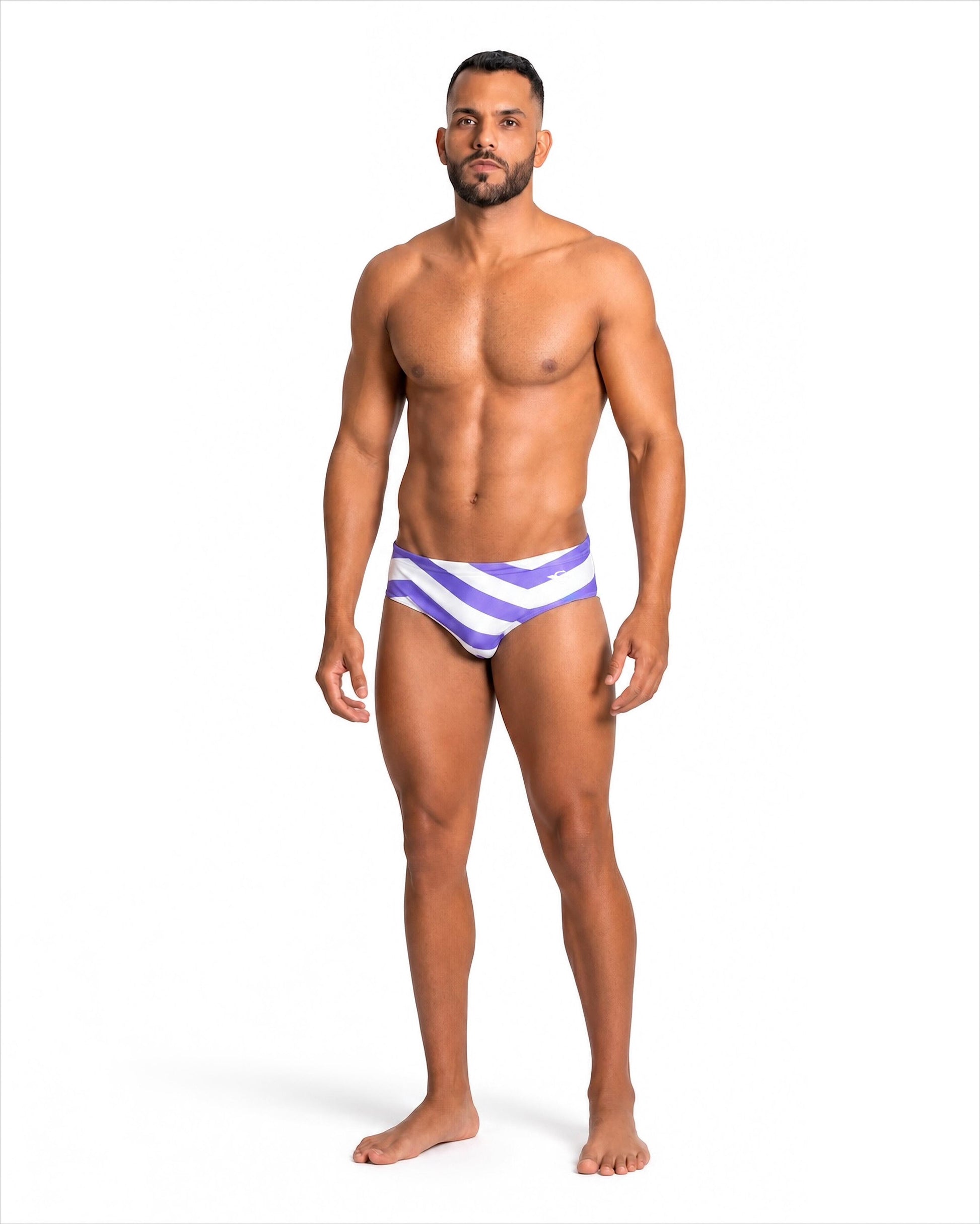 Brief Zig Zag Purpura Equal Swimwear Equal Swimwear