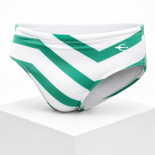 Brief Zig Zag Verde Equal Swimwear Equal Swimwear