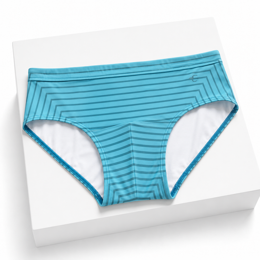 Brief Lines Azul Claro Equal Swimwear Equal Swimwear