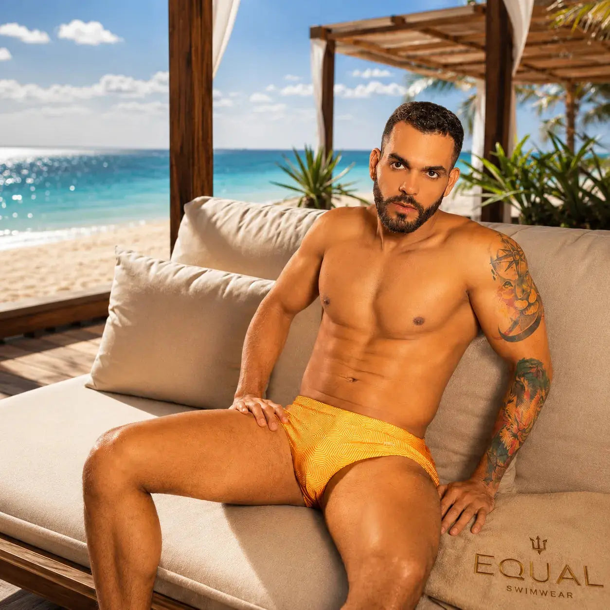 Brief Fresh vista lateral – Equal Swimwear, traje de baño para hombre de secado rápido