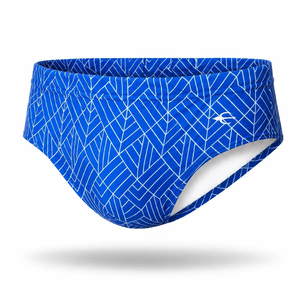 Brief Geométrico Bronce vista de campana – Equal Swimwear, traje de baño para hombre, tela premium