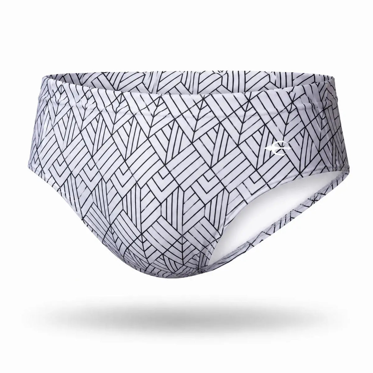 Brief Geométrico Bronce detalle de tela – Equal Swimwear, bañador para hombre resistente al cloro