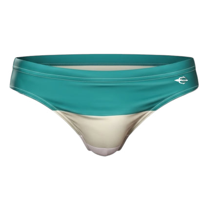 Equal Swimwear Brief Tricolor Verde