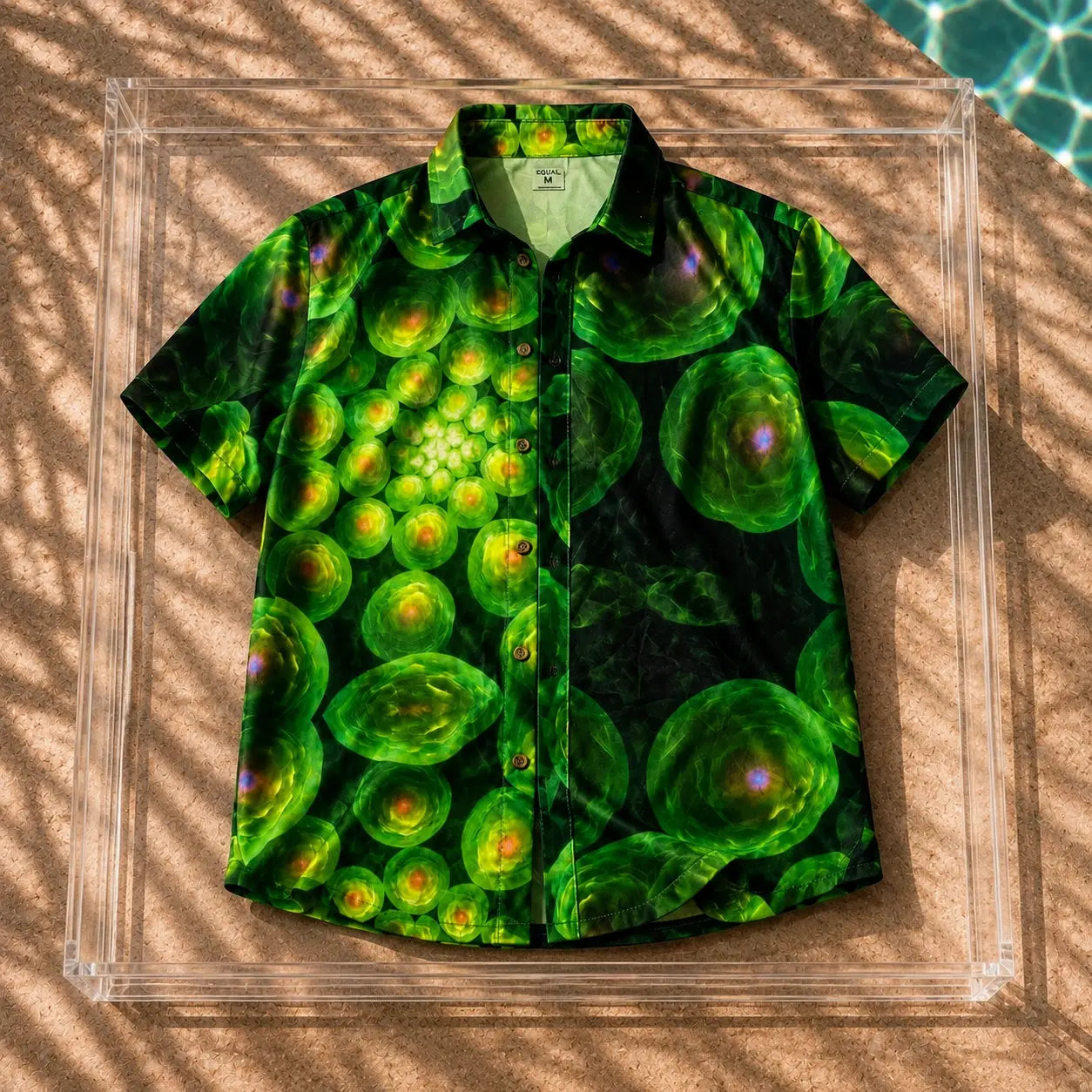 Camisa Essence vista de campana – Equal Swimwear, camisa de playa para hombre, secado rápido