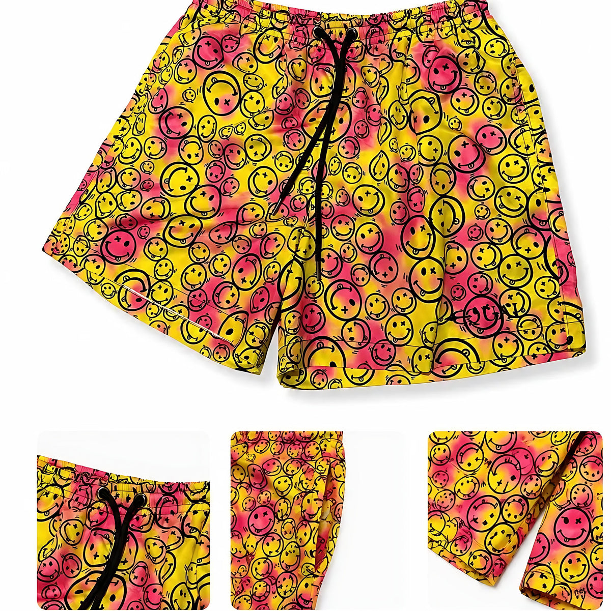 Short Happy hombre, detalle de tela y estampado – EQUAL Swimwear